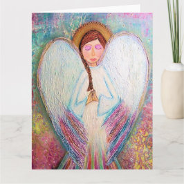 Kleurrijke Angel Kaart blanco binnen