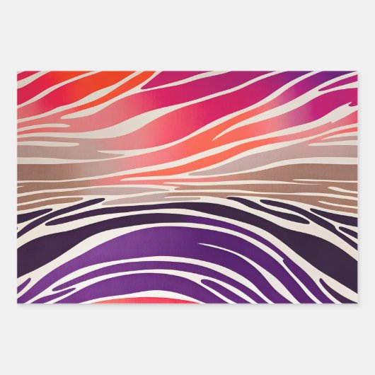 Kleurrijke Animal Print Art Wrapping Papiervellen Inpakpapier Vel (Voorkant 3)