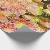 Kleurrijke Anjer cadeau papier (Hoek)