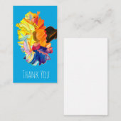 Kleurrijke anjers, pop notitiekaartje (Voorkant / Achterkant)