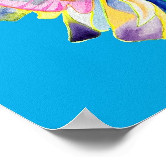 Kleurrijke anjers, pop poster (Hoek)