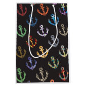 Kleurrijke ankers medium cadeauzakje (Voorkant)