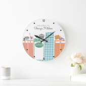 kleurrijke apparaten kookkeukenklokje grote klok (Huis)