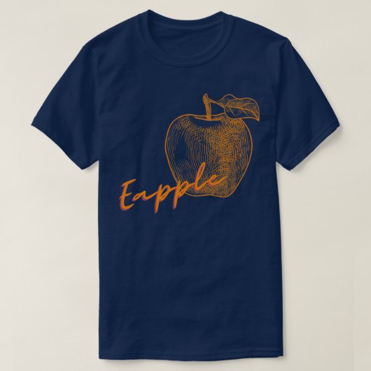 Kleurrijke appel Apple 1 T-shirt (Design voorkant)