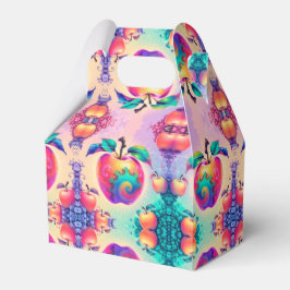 Kleurrijke appel bedankdoosjes