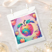 Kleurrijke appel bedankzakje (Geknipt)