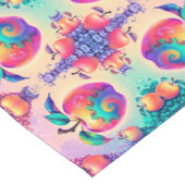 Kleurrijke appel korte tafelloper (Hoek)