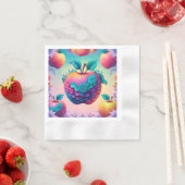 Kleurrijke appel servet (Insitu)