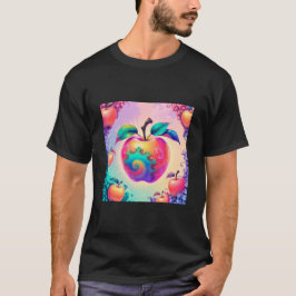 Kleurrijke appel t-shirt
