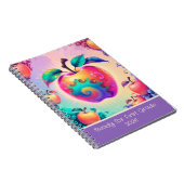 Kleurrijke appel voor 1e klas 2025 notitieboek (Rechterzijde)