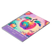 Kleurrijke appel voor 1e klas 2025 notitieboek (Linkerzijde)