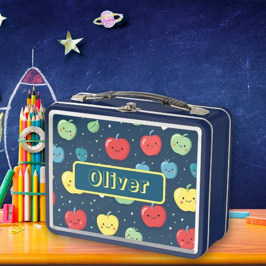 Kleurrijke Appels fruit gepersonaliseerde naam