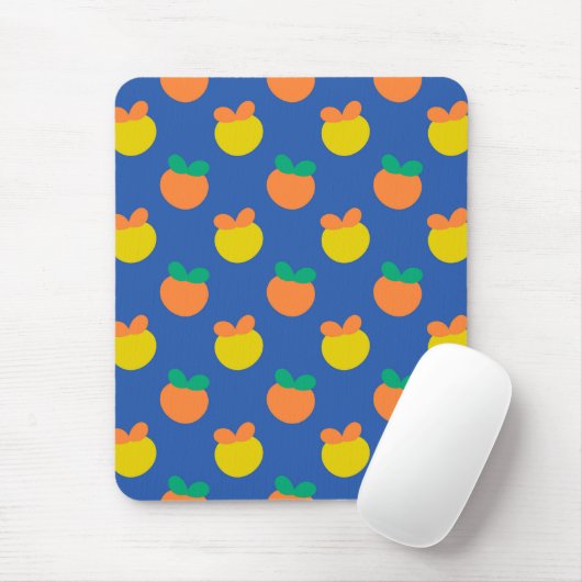 Kleurrijke appels muismat (Met muis)