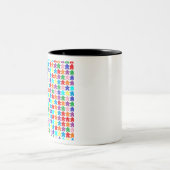 Kleurrijke appels tweekleurige koffiemok (Center)