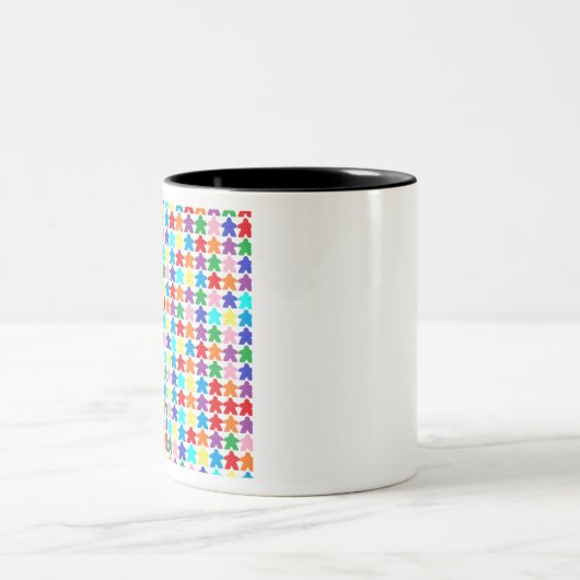 Kleurrijke appels tweekleurige koffiemok (Center)