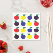 Kleurrijke appelvruchten servet (Insitu)