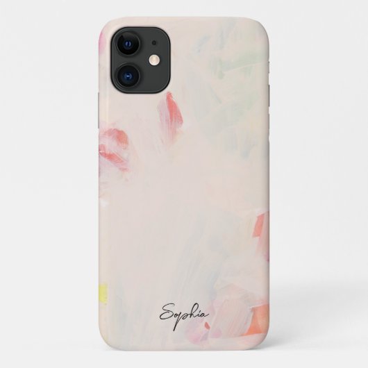 Kleurrijke Aquarel Abstracte Kunst Aangepaste tele Case-Mate iPhone Case (Achterkant)