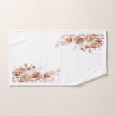 Kleurrijke Aquarel Landelijke Herfst Eucalyptus Bl Bad Handdoek (Handdoek)