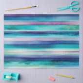 Kleurrijke aquarel strepen weefsel papier (Craft)