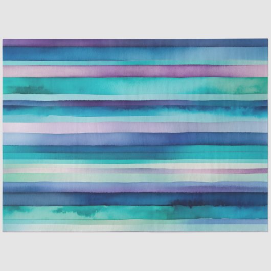 Kleurrijke aquarel strepen weefsel papier (Voorkant)