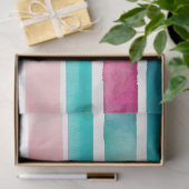 Kleurrijke aquarel strepen weefsel papier (Geschenk)