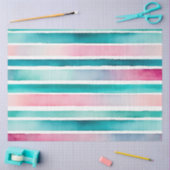 Kleurrijke aquarel strepen weefsel papier (Craft)