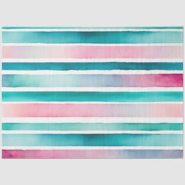 Kleurrijke aquarel strepen weefsel papier