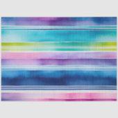 Kleurrijke aquarel strepen weefsel papier (Voorkant)