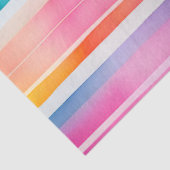 Kleurrijke aquarel strepen weefsel papier (Detail)