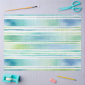 Kleurrijke aquarel strepen weefsel papier (Craft)