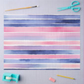 Kleurrijke aquarel strepen weefsel papier (Craft)