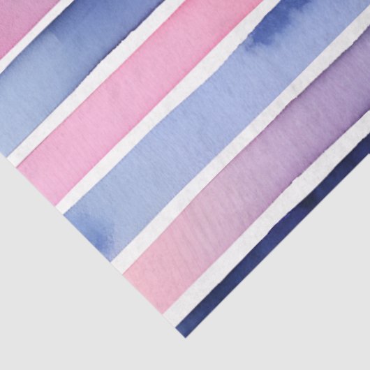 Kleurrijke aquarel strepen weefsel papier (Detail)