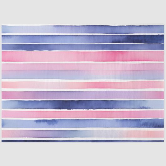 Kleurrijke aquarel strepen weefsel papier (Voorkant)