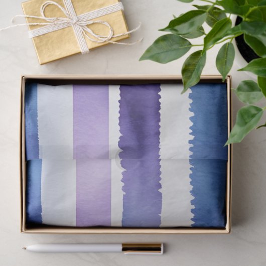 Kleurrijke aquarel strepen weefsel papier (Geschenk)