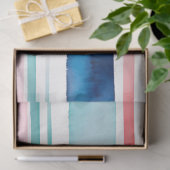 Kleurrijke aquarel strepen weefsel papier (Geschenk)