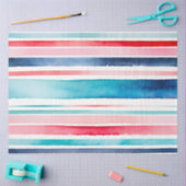 Kleurrijke aquarel strepen weefsel papier (Craft)