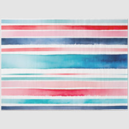 Kleurrijke aquarel strepen weefsel papier