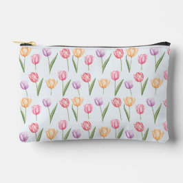 Kleurrijke Aquarel Tulpen Bloem Patroon Etui