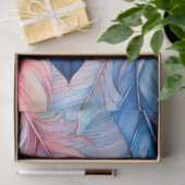 Kleurrijke aquarel veer kunst weefsel papier (Geschenk)