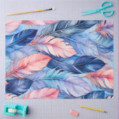 Kleurrijke aquarel veer kunst weefsel papier (Craft)