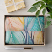 Kleurrijke aquarel veer kunst weefsel papier (Geschenk)