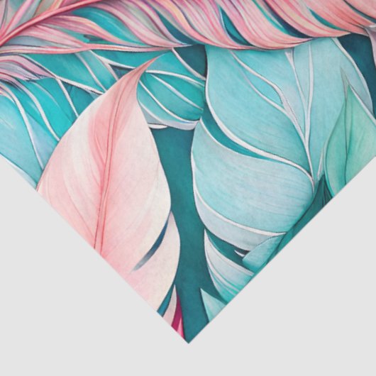 Kleurrijke aquarel veer kunst weefsel papier (Detail)