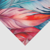 Kleurrijke aquarel veer kunst weefsel papier (Detail)