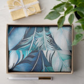 Kleurrijke aquarel veer kunst weefsel papier (Geschenk)