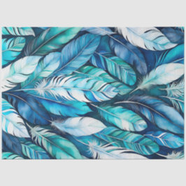 Kleurrijke aquarel veer kunst weefsel papier