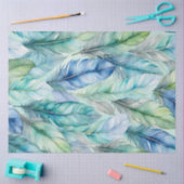 Kleurrijke aquarel veer kunst weefsel papier (Craft)