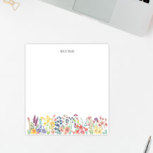 Kleurrijke Aquarel Wilde Bloem Bloemstuk Aanpassen