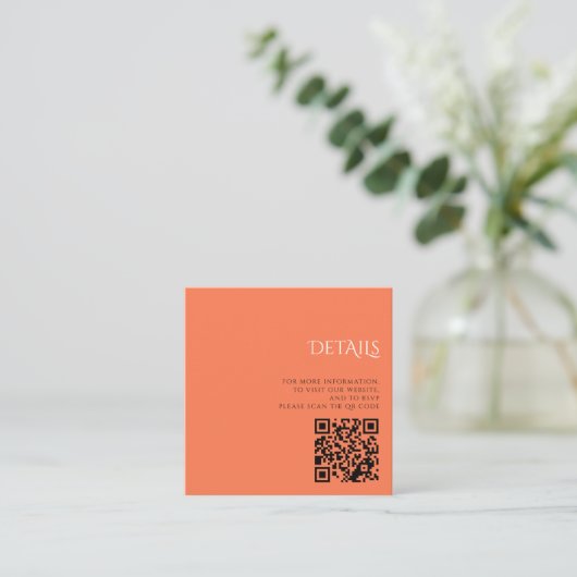 Kleurrijke Aquarium QR-code Informatiekaartje (Staand voorkant)