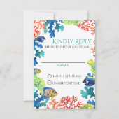 Kleurrijke Aquarium Response Kaart (Voorkant)