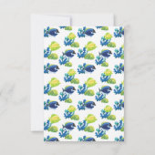 Kleurrijke Aquarium Response Kaart (Achterkant)